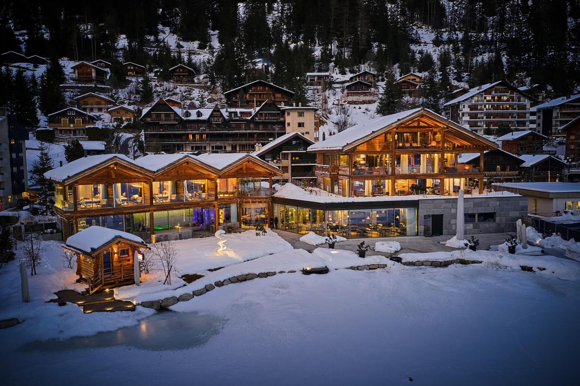 Au Club Alpin Hotel Champex-Lac Buitenkant foto